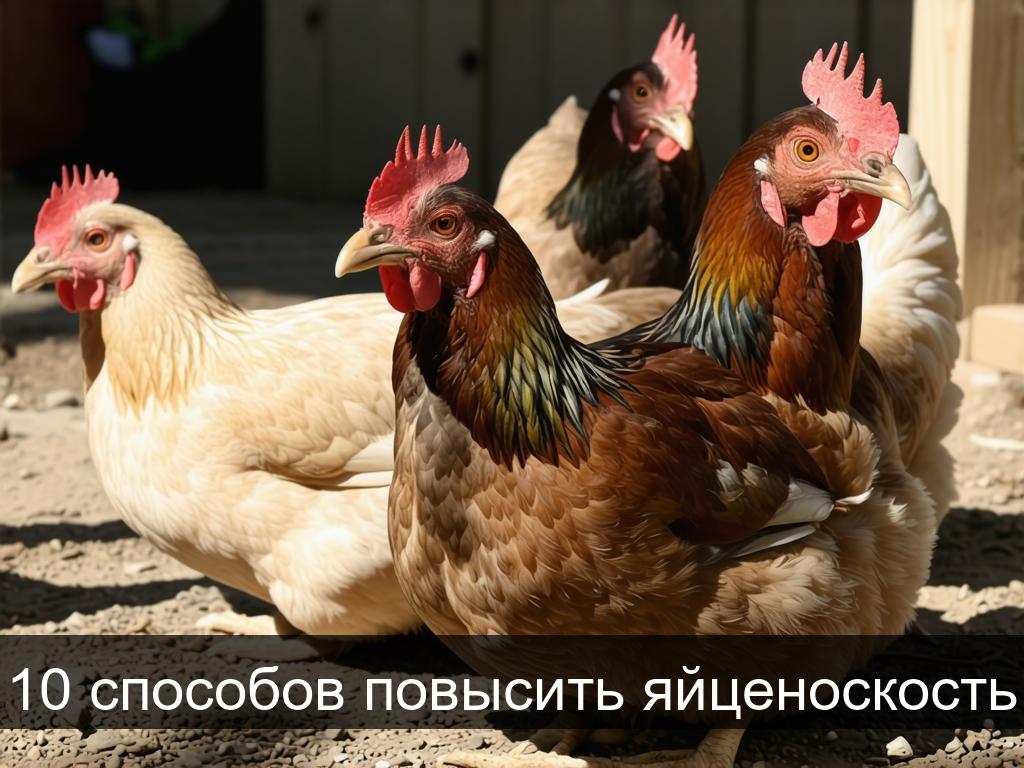 10 способов повысить яйценоскость
