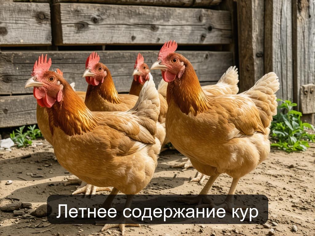 Летнее содержание кур