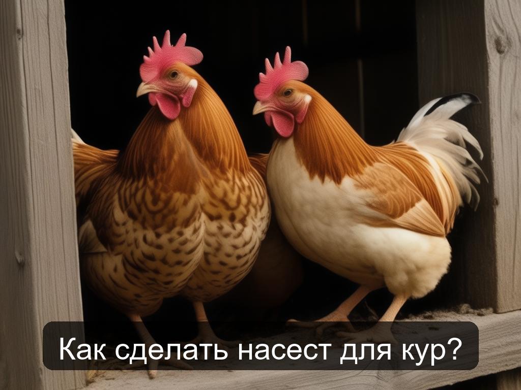 Как сделать насест для кур?
