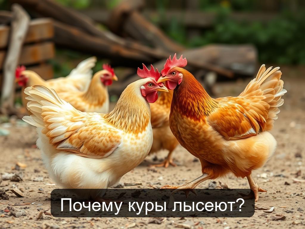 Почему куры лысеют?